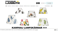 Desktop Screenshot of ljusbutik.se