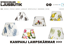 Tablet Screenshot of ljusbutik.se